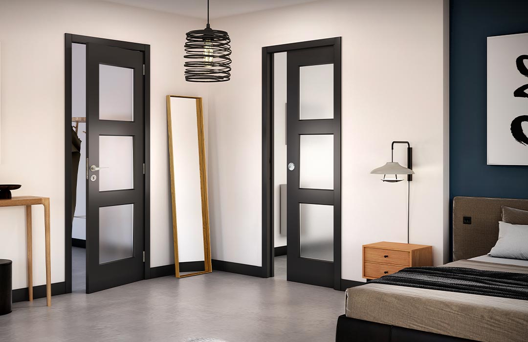 modèle Hudson vitrée portes intérieures contemporaines