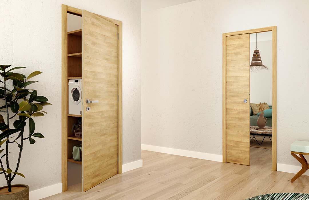 bloc porte isotherme et porte coulissante 