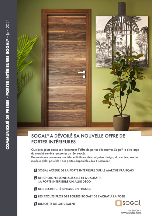 Dossier de presse Portes intérieures