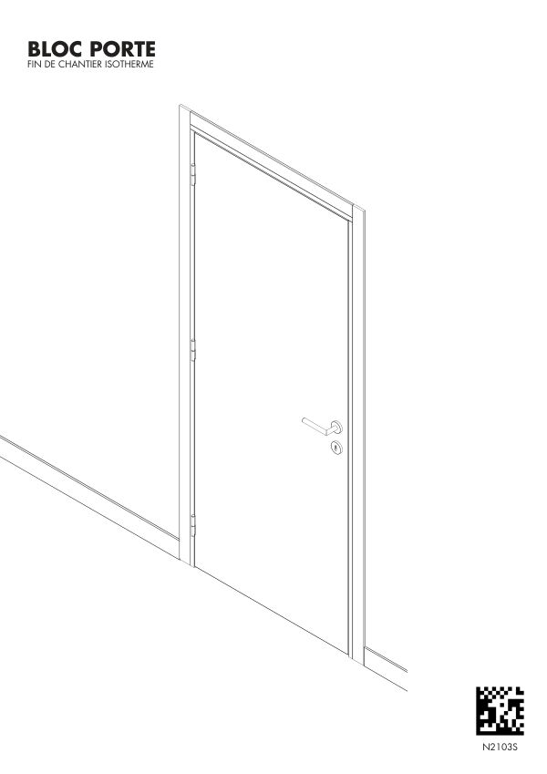 Notice Bloc-porte isotherme