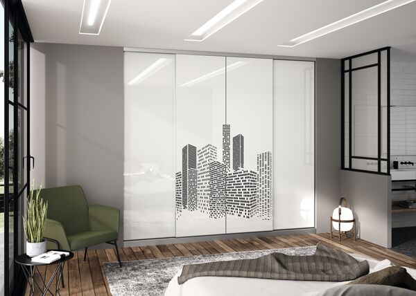 Sogal_Placard_Coulisant_Impression_numerique_Gratte_ciel_Chambre